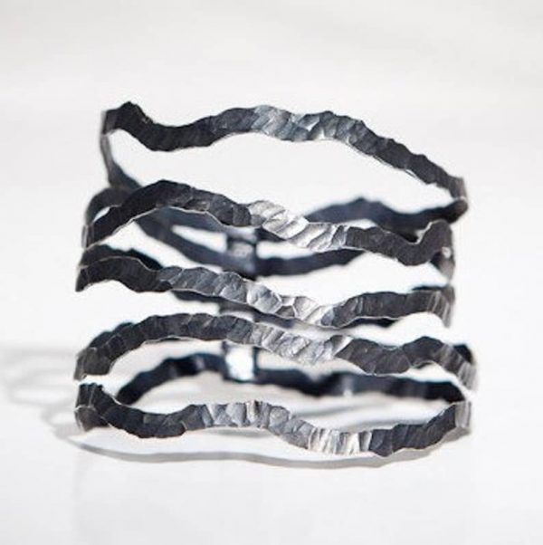 Oxidised silver bracelet from my Promenade collection