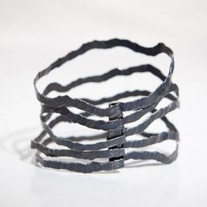 Oxidised silver bracelet from my Promenade collection