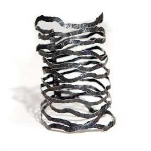 Huge oxidised silver bracelet from my Promenade collection
