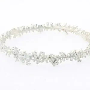 Fair silver bangle, rosée collection, infinity of drops