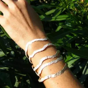 Bracelet in Sterling Silver, Bangles Cuff