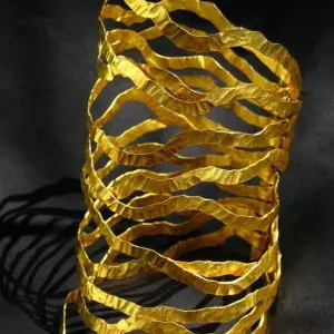 Huge gold plated silver bracelet from my Promenade collection