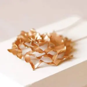 Ethical 18K Solid Gold Pendant & Rose Ethereal with Gold Chain