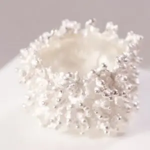 Rosée Ring in Fair Silver